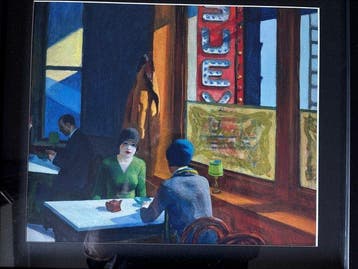 Edward Hopper - Chop Suey (1929), Cadre Inclus [Framed]