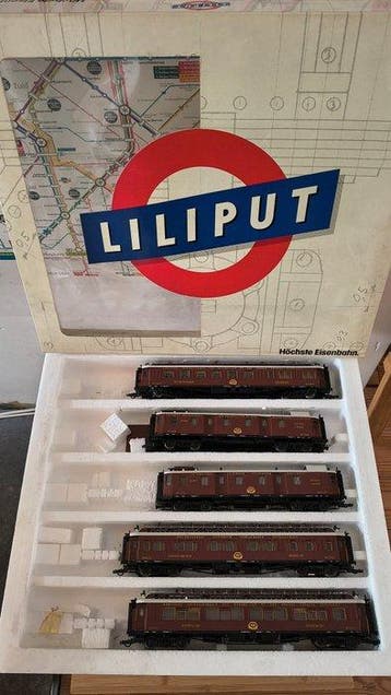 Liliput H0 - 860 - Modeltrein personenwagonset (1) - Set van, Nieuw