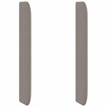 vidaXL Hoofdbord oor Taupe 80 x 16 x 4 cm Stof, Verzenden, Nieuw, Stof