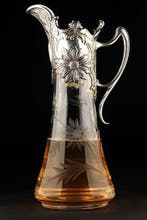 Topazio - Karaf - .925 zilver, Antiek en Kunst