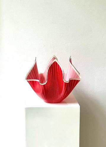Chance Brothers - Vaas - XL - Kunstglas - Zakdoekvaas, Antiek en Kunst