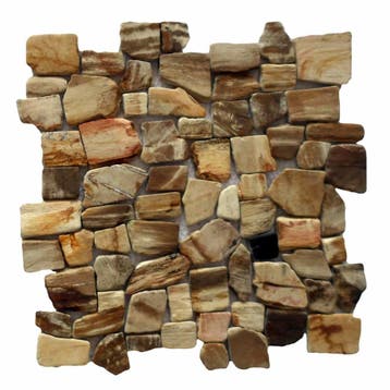 Mozaïek Hout Petrified Wood 30X30 Cm (Prijs Per 1M²), Ophalen of Verzenden, Nieuw