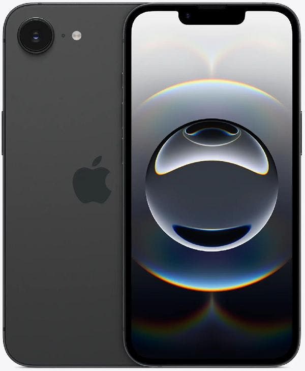 Nieuwstaat Apple iPhone 16e 128GB zwart + 12 maanden gar..., Computers en Software, Apple iPads