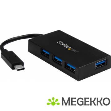 StarTech.com 4-poorts USB 3.0 Hub USB-C naar 4x USB-A met, Computers en Software, USB Sticks, Verzenden, Nieuw, Startech