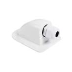 Dakdoorvoer enkel draad zonnepaneel rond (wit/zwart) - wit, Caravans en Kamperen, Ophalen of Verzenden, Nieuw