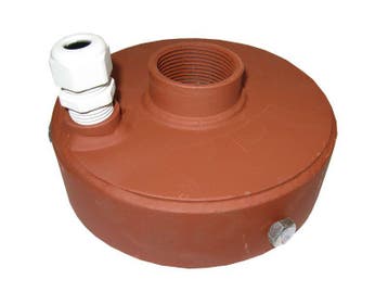 Metalen putdeksel, 125mm, 2 doorvoer, Verzenden, Nieuw