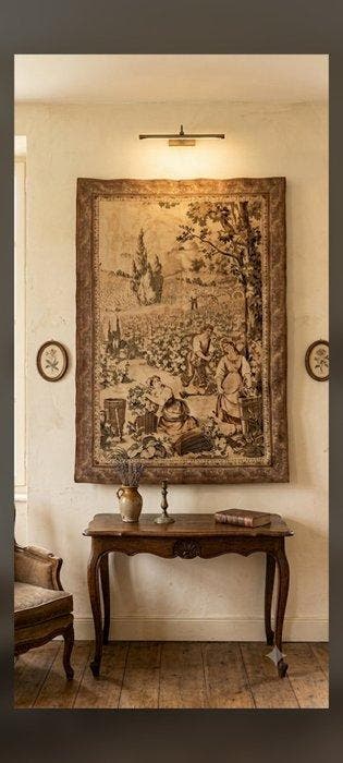 Wandtapijt - 210 cm - 140 cm - De wijnoogst