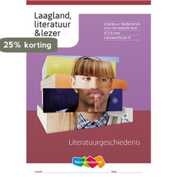 4/5/6 vwo / Laagland, literatuur & lezer / Leerwerkboek B, Boeken, Verzenden, Zo goed als nieuw, Willem van der Pol