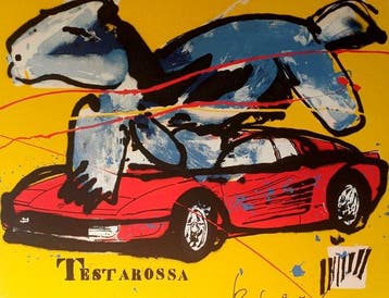 Herman Brood (1946-2001) - Ferrari Testarossa