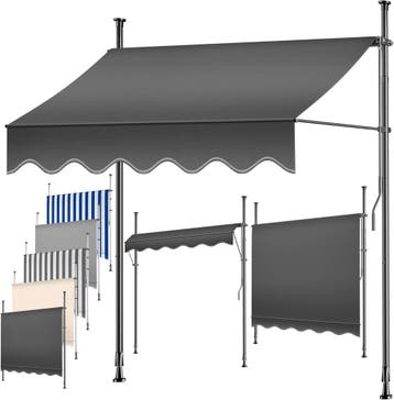 Klemluifel - Balkon luifel - Verticale luifel - 300 cm - Ant, Tuin en Terras, Zonneschermen, Verzenden, Zo goed als nieuw