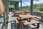 Rockwood® 6x Picknicktafel Vierkant Hardhout 1.30m, Tuin en Terras, Picknicktafels, Ophalen of Verzenden, Nieuw, Vierkant, Hout