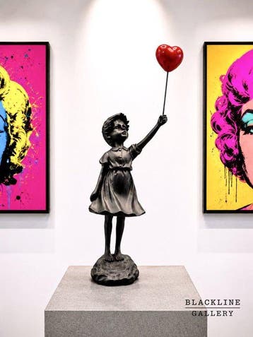 BlackLine Gallery - sculptuur, Weightless Love - 24cm -, Antiek en Kunst