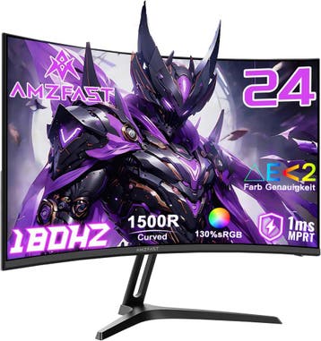 Gaming Monitor - Beeldscherm computer - 24 inch - Curved - 1, Computers en Software, Verzenden, Zo goed als nieuw