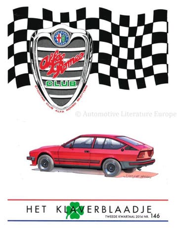 2014 ALFA ROMEO CLUB HET KLAVERBLAADJE 146 NEDERLANDS, Nieuw, Alfa Romeo, Author