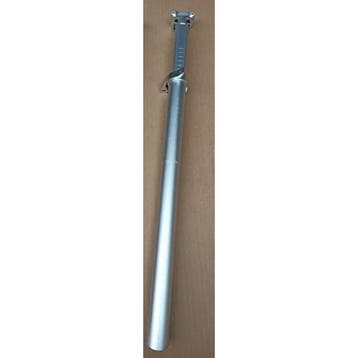 Dahon zadelpen 33.9 zilver extra lang tot 75 cm, Verzenden, Nieuw