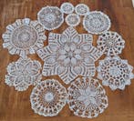 Tafelkleed (12) - 0 cm - 0 cm - Set met ronde doilies
