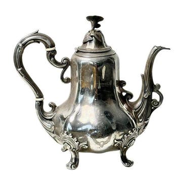 Charles Harleux - Theepot - .950 zilver - Zilveren massief