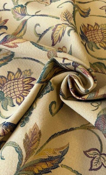 Elegant Gobelin jacquardweefsel met een verfijnd bloemmotief