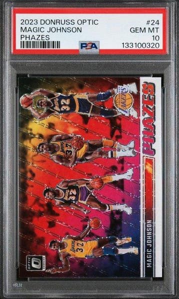 2023 Panini Donruss Optic Magic Johnson #24 Graded card -, Nieuw