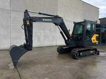 Veiling: Midigraafmachine Volvo EC55D Diesel 2016, Ophalen, Graafmachine