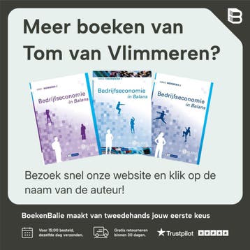 vwo / Bedrijfseconomie in Balans Antwoordenboek 2 vwo /, Verzenden, Zo goed als nieuw, Tom van Vlimmeren