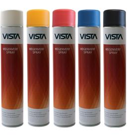 Vista 1K Wegenverf spray voor lijnmarkering 750ml V-0754x, Ophalen of Verzenden, Nieuw