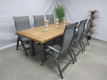 te velde tuinmeubelen tuinset lecce met yasmani tuintafel, Nieuw