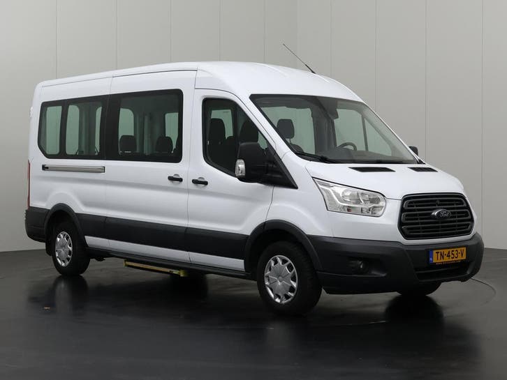 Ford Transit 2.0TDCI L3H2 Kombi | Personenbus | 9-Persoons |, Auto's, Bestelauto's, Dealer onderhouden, Lease, Overige kleuren