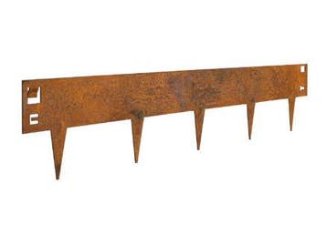 Borderrand 106x16 cm Cortenstaal - Set van 5 Stuks, Ophalen of Verzenden, Nieuw
