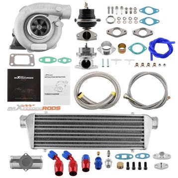 Turbo kit T04E met intercooler, wastegate, uitlaatklep co..., Verzenden, Nieuw, Universele onderdelen