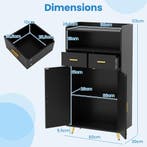 LIVSK Multifunctionele Opbergkast - Verstelbare Plank - Werk, Verzenden, Nieuw