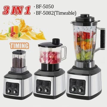 Krachtige 3-in-1 Keukenmachine: Blender, Mixer & Foodprocess, Verzenden, Nieuw