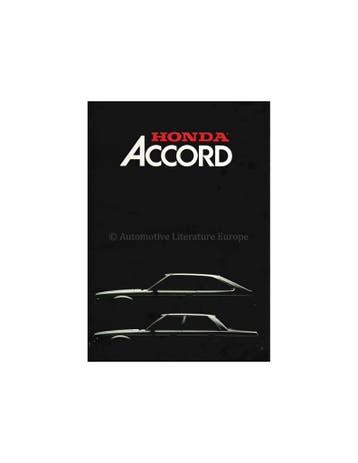 1982 HONDA ACCORD BROCHURE NEDERLANDS, Nieuw, Honda, Author