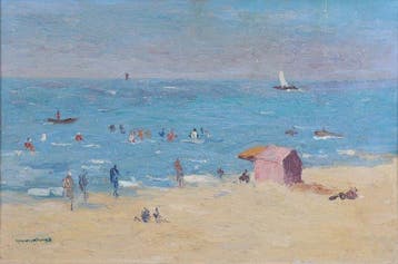 Joop Kroppf (1892-1979) - Scheveningse strand