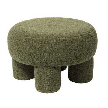 Teddy poef dodo - groen - ø52x31 cm, Verzenden, Nieuw