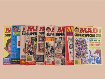 MAD - Super Specials #23, #25–32 – 9 issues – 3 original, Nieuw