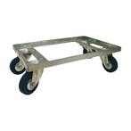Dolly 55x36x16cm verzinkt met 4 rubberen zwenkwielen, 500kg, Ophalen of Verzenden, Overige typen, Emtrade NL