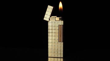 Dunill - Tartan Pattern Rollagas Lighter - Zonder, Nieuw