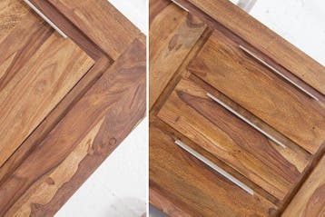 Massives Dressoir MAKASSAR 175cm Sheesham Kommode Palisander, Ophalen of Verzenden, Nieuw