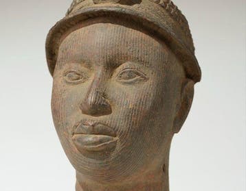 Een bronzen hoofd - Olokun - Ife - Nigeria