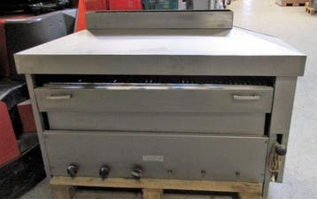 Pita Grill, Pita oven, Salamander met 6 branders 120cm, gas, Gebruikt