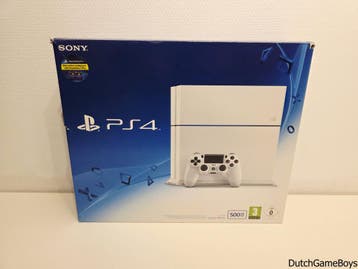 Playstation 4 / PS4 - Console - Glacier White - 500GB, Verzenden, Gebruikt