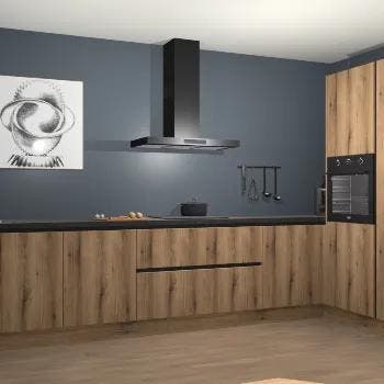 Goud Eiken greeploze keuken Khao Lak 73139, Verzenden, Nieuw