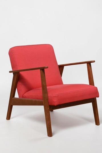 Fauteuil - Hout, Textiel
