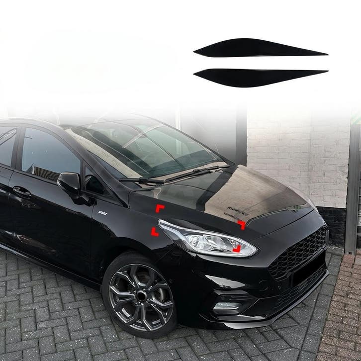 Headlight Covers Voor Ford Fiesta Mk8 (JA8-JR8) - Sport, Auto-onderdelen, Carrosserie en Plaatwerk, Ophalen of Verzenden