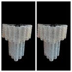 Wandkandelaar (2) - Glas, Antiek en Kunst, Antiek | Lampen