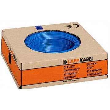 LAPP Montagesnoer H07V2-K 10mm2 Zwart 100m, Ophalen of Verzenden, Nieuw
