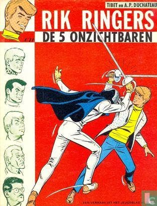 Rik Ringers en de 5 onzichtbaren - 1970, Eén stripboek, Verzenden, Zo goed als nieuw, Duchâteau, André.