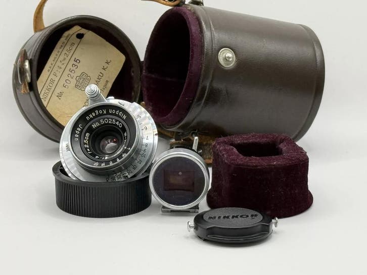 Nippon Kogaku Japan W-Nikkor 2.5cm f4 LTM, Audio, Tv en Foto, Fotografie | Lenzen en Objectieven, Nieuw, Verzenden