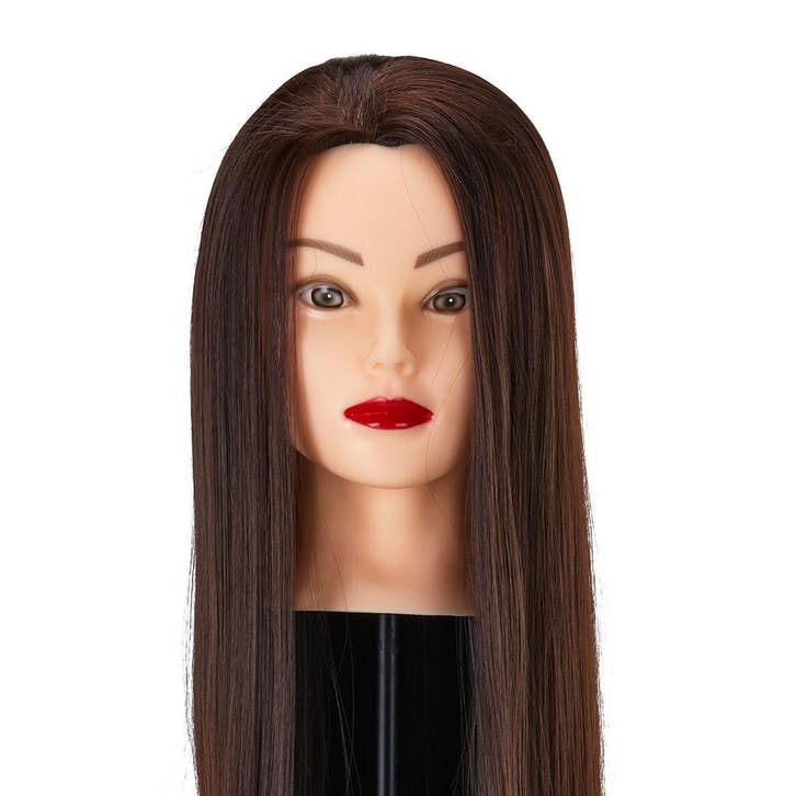 Oefenhoofd WZ2 (61cm) synthetisch haar - Realistisch, Sieraden, Tassen en Uiterlijk, Uiterlijk | Haarverzorging, Overige typen